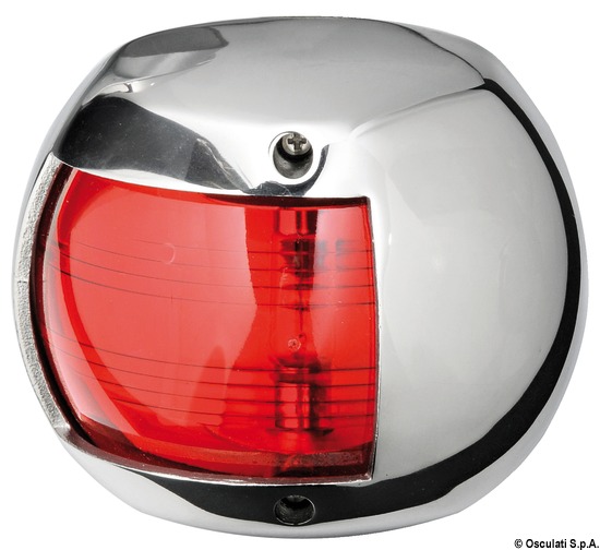 Fanale Compact 12 inox rosso